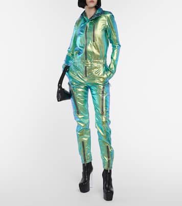 Iridescent slim-leg jumpsuit | Rick Owens