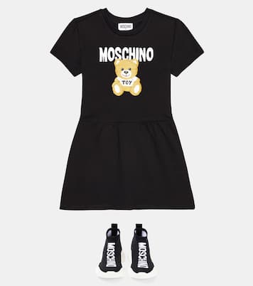 Logo sock sneakers | Moschino Kids