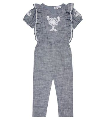 Embroidered linen  jumpsuit | Tartine et Chocolat