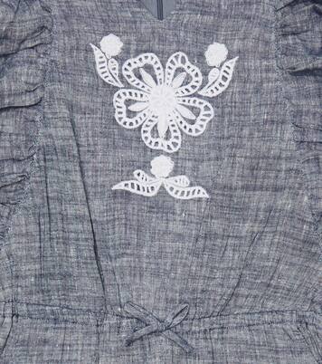 Embroidered linen  jumpsuit | Tartine et Chocolat