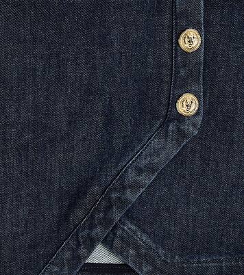 Denim skirt | Balmain Kids