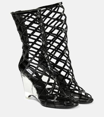 Botines con cuña de piel | Alaïa