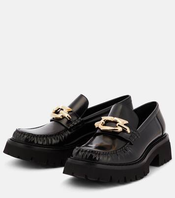 Verzierte Loafers aus Leder | Ferragamo