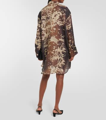 Miniabito in lino con stampa | Acne Studios