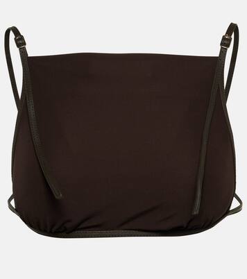 Cropped-Top Framed mit Leder | Christopher Esber