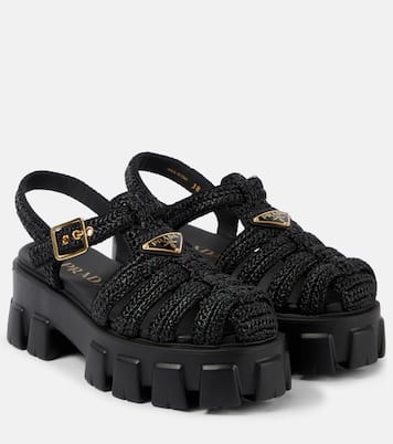 Monolith platform sandals | Prada