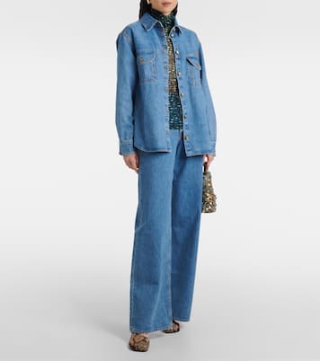 Java high-rise wide-leg jeans | Blazé Milano