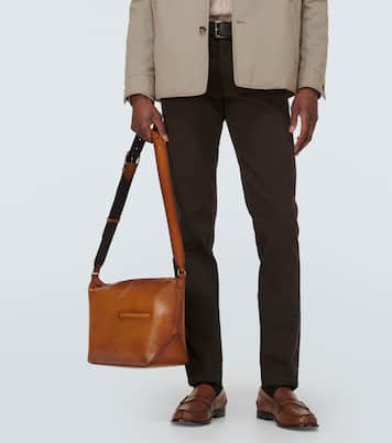 Crossbody Bag Toujours Soft Zipped aus Leder | Berluti
