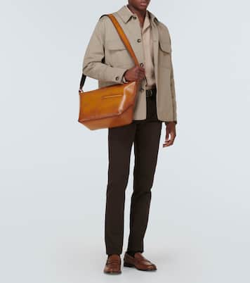 Crossbody Bag Toujours Soft Zipped aus Leder | Berluti