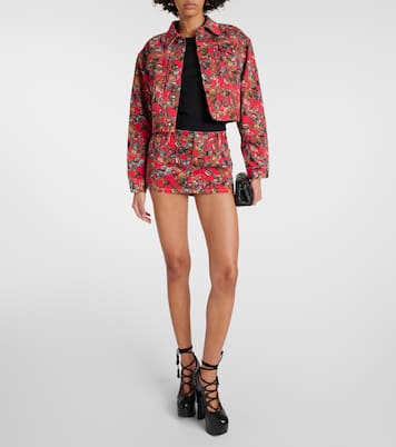 Bedruckter Minirock aus Denim | Vivienne Westwood