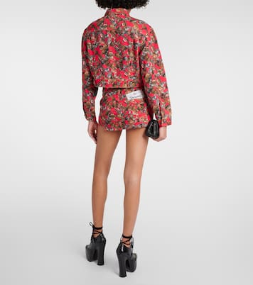 Bedruckter Minirock aus Denim | Vivienne Westwood