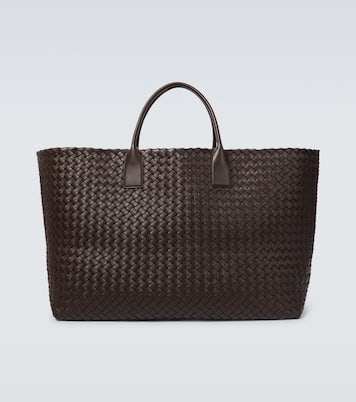 Cabat Maxi Intrecciato leather tote bag | Bottega Veneta