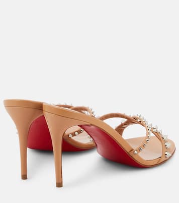 Tatoosh 85 spiked leather mules | Christian Louboutin