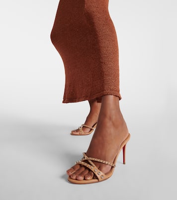 Tatoosh 85 spiked leather mules | Christian Louboutin