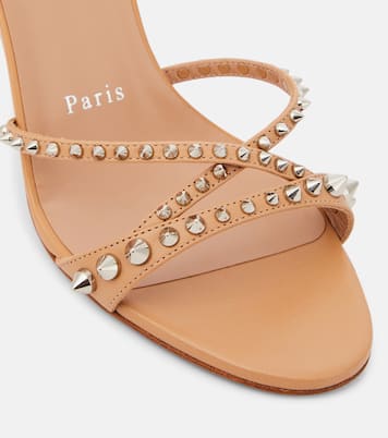 Tatoosh 85 spiked leather mules | Christian Louboutin