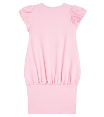 x Barbie® embellished cotton-blend dress | Monnalisa