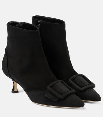Baylow suede ankle boots | Manolo Blahnik
