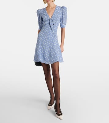 Bedrucktes Minikleid aus Seide | Alessandra Rich