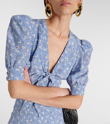 Bedrucktes Minikleid aus Seide | Alessandra Rich