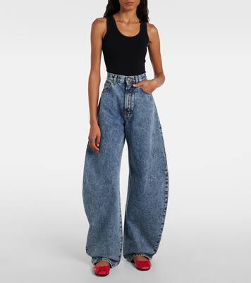 Leather ballet flats | Alaïa