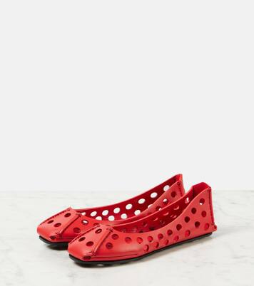 Leather ballet flats | Alaïa