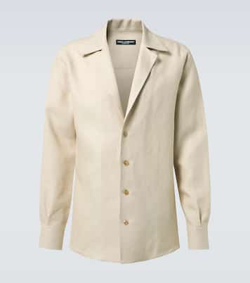 Hemdjacke aus Leinen | Dolce&Gabbana