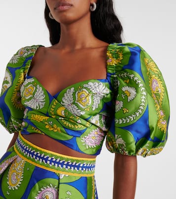 Bedrucktes Cropped-Top | Alémais