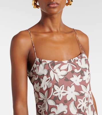 Robe longue Alskar en coton à fleurs | Faithfull