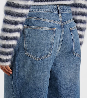 Mid-Rise Wide-Leg Jeans Low Slung Baggy | Agolde
