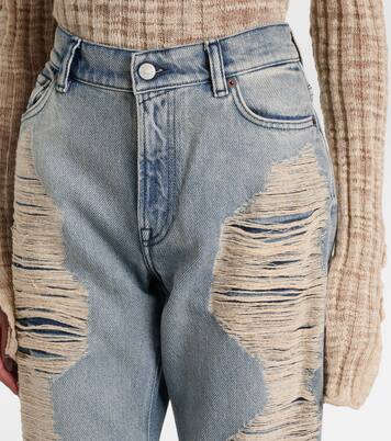 Distressed high-rise bootleg jeans | Acne Studios