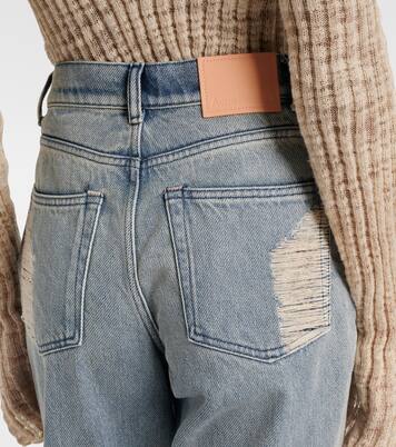 Distressed high-rise bootleg jeans | Acne Studios