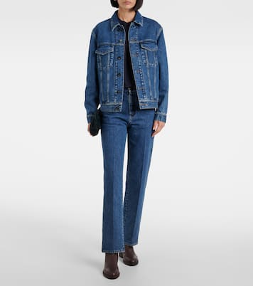 Jeans regular in misto seta | Loro Piana