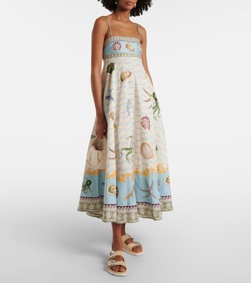 Verzierte Sandalen Slidy Viv' aus Veloursleder | Roger Vivier