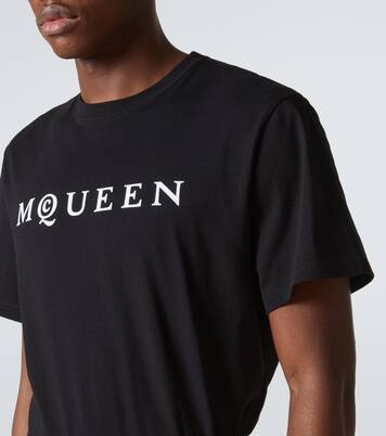 T-shirt en jersey de coton à logo | McQueen