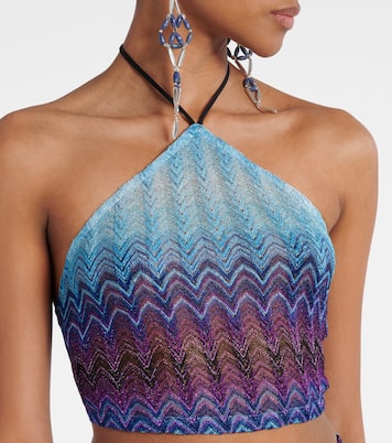 Cropped-Top aus Häkelstrick | Missoni
