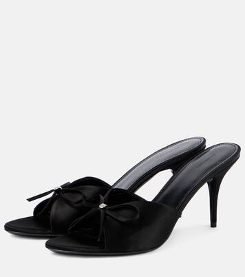 Pantoletten Knife Bow 80 aus Satin | Balenciaga