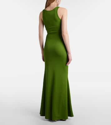 Paisley gathered maxi dress | Christopher Esber