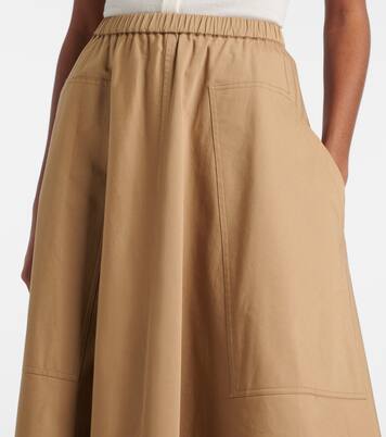 Falda midi en mezcla de algodón | Vince