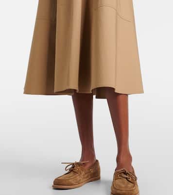 Falda midi en mezcla de algodón | Vince