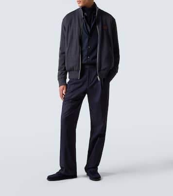 Scrito reversible wool bomber jacket | Berluti
