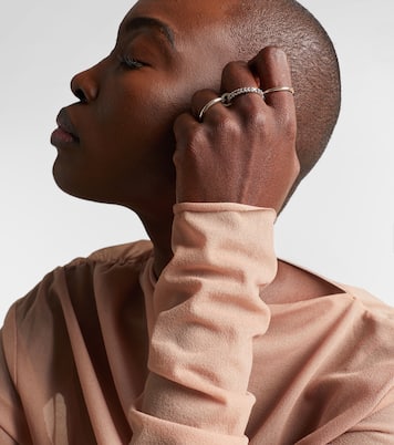 Ring Petunia aus Sterlingsilber mit Diamanten | Spinelli Kilcollin