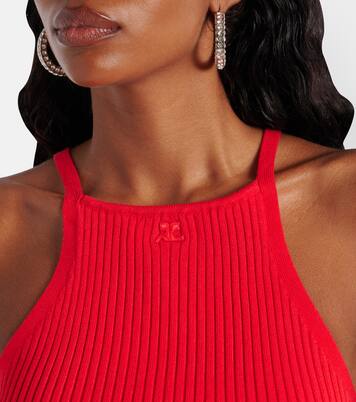 Top Circle aus Rippstrick | Courrèges