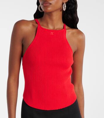 Top Circle aus Rippstrick | Courrèges