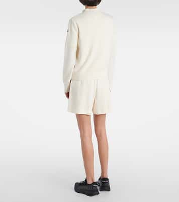 Down-paneled knitted jacket | Moncler