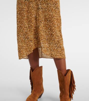 Midikleid Terena aus einem Seidengemisch | Isabel Marant