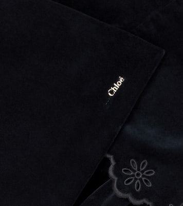 Kleid aus Baumwollsamt | Chloé Kids