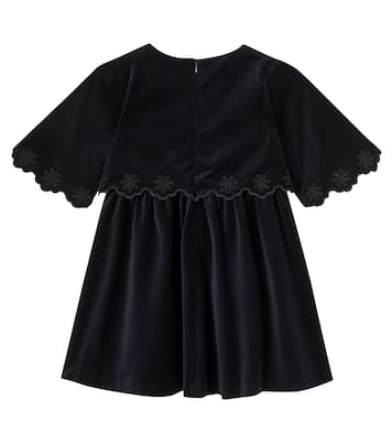 Kleid aus Baumwollsamt | Chloé Kids