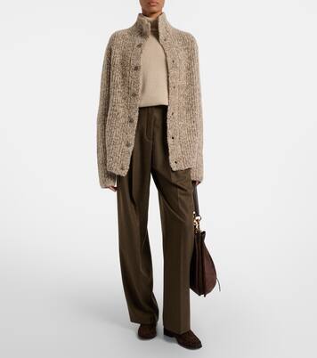 Cashmere bouclé cardigan | God's True Cashmere