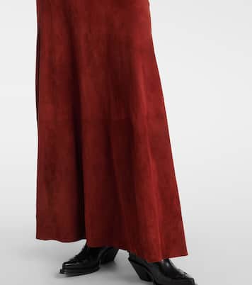 Maxikleid Brigita aus Veloursleder | Gabriela Hearst