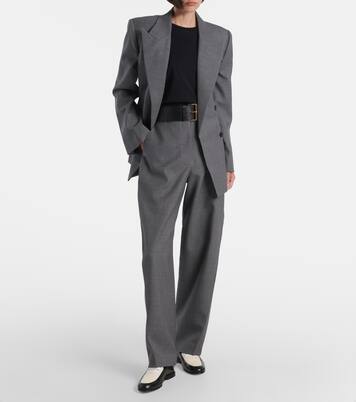Cocoon wool wide-leg pants | Givenchy